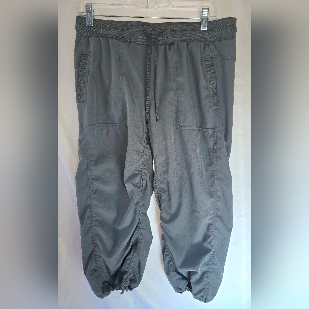 Womens Capri Charcoal Joggers